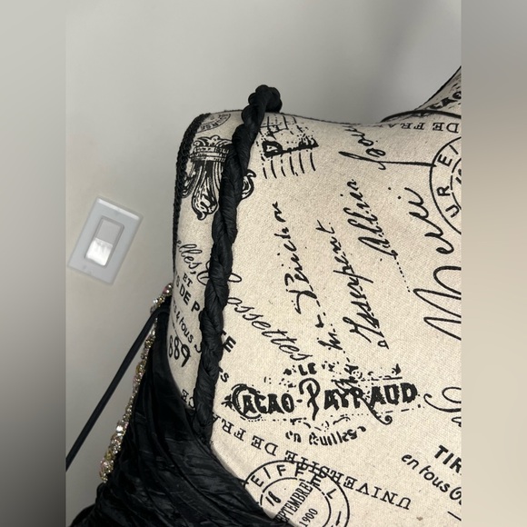 Terani Black short sparkly One-Shoulder Dress - Picture 7 of 10